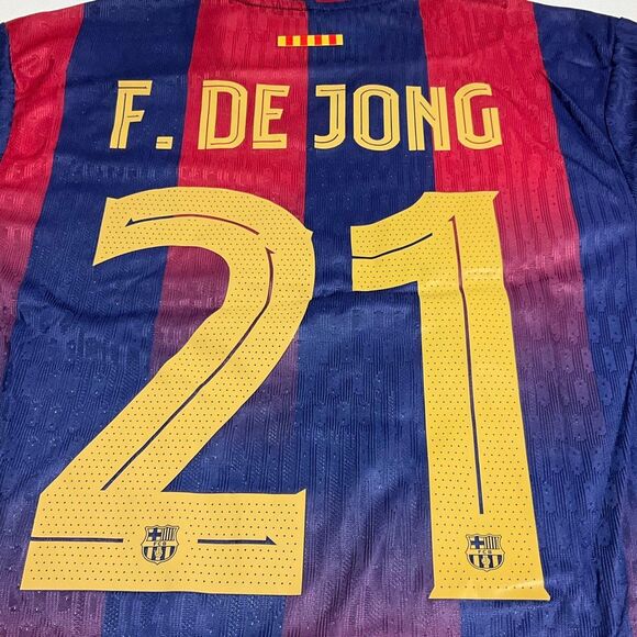 Nike Men’s Barcelona Football Club F. DeJong #21V Neck. L. Barca soccer spain - Picture 12 of 14